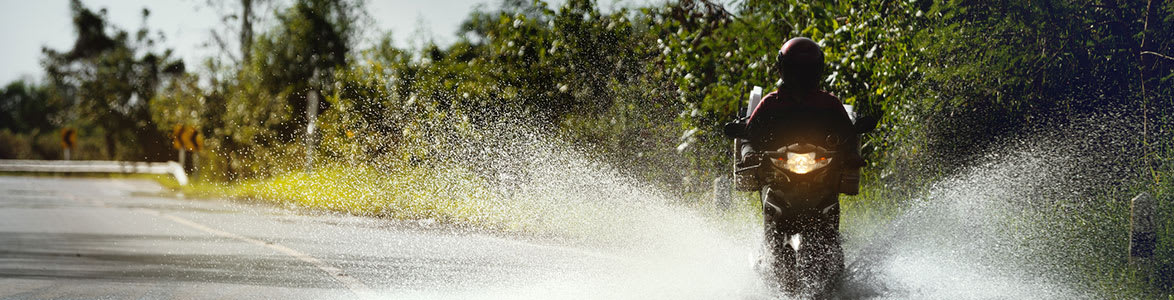 Tips for Riding Your Motorcycle on Wet Roads This Spring, StreetRider Insurance, Ontario